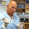 Massimo Caputi, PhD, in his lab at Florida Atlantic University in Boca Raton, Florida