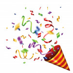 Party Hat and Streamers