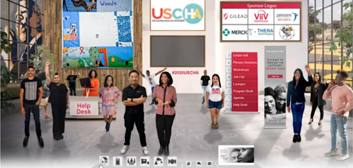 The virtual lobby of USCHA