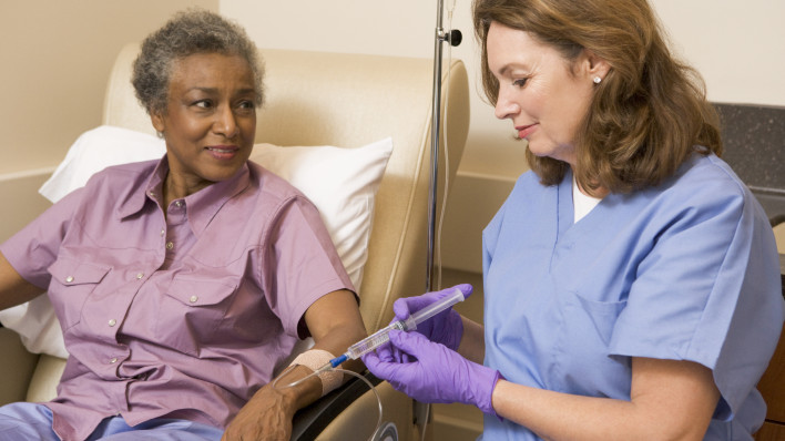 Nurse Giving Patient Injection