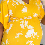 Portrait of a beautiful African American Pregnant Woman