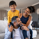 Happy Ethnic family