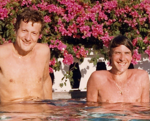 Jeremy Norman, left, and Derek Frost in 1980