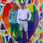 A contemporary image of author Derek Frost and Jeremy Norman