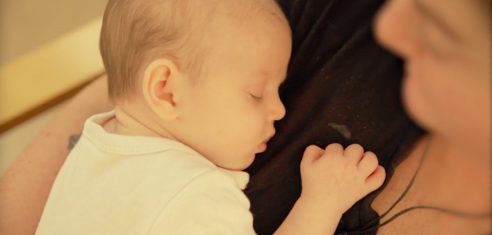 Amy is the first baby born from a donor at Sperm Positive in New Zealand.