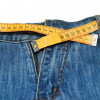 jeans with measuring tape belt
