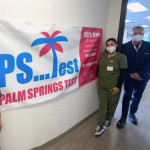 Staff welcome you at PS…Test in Palm Springs, California.