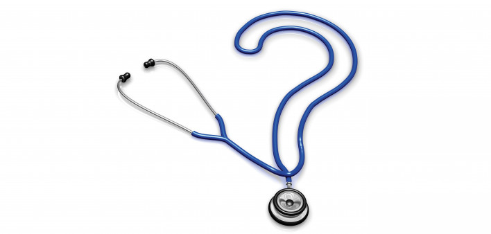 stethoscope question mark illustration
