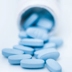 blue pills representing PrEP