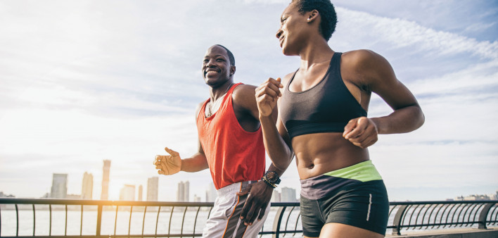 couple running