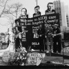 AIDS ward vigil at LAC+USC Medical Center, 1989