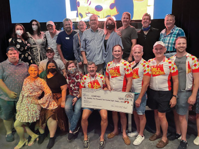 Southern Most AIDS/HIV Ride 18 awarded $205,208.18 to the Compass Center of Palm Beach County, Florida