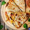 Smashed Black Bean Quesadillas
