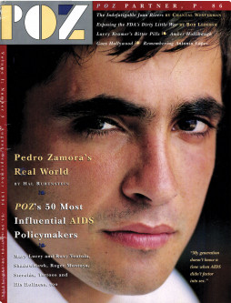 Pedro Zamora on the cover of POZ