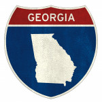 Georgia road sign