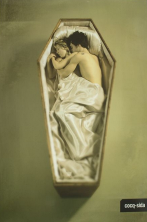 AIDS poster exhibit and book by Rochester University.