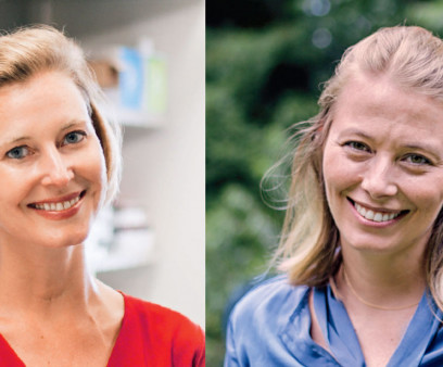 Christine Hodgdon (left) and Julia Maués (right)