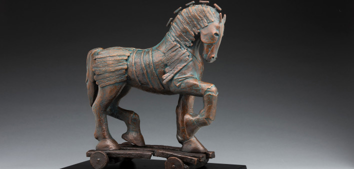 bronze sculptor by Shelly Kerr
