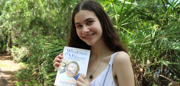 Poet and activist Sarah Frank received the Mary Bowman Arts in Activism Award in 2022.