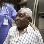 smiling black patient