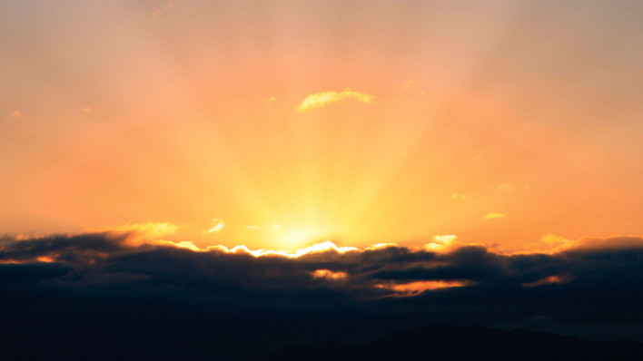 sunrise or sunset