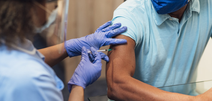 black man vaccine coronavirus