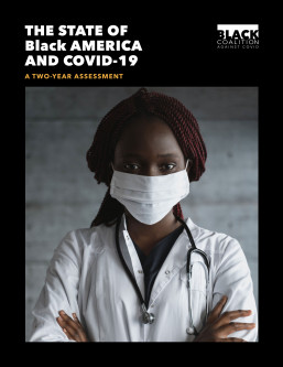Cover of The State of Black American and COVID-19, released March 29, 2022