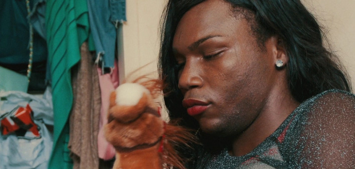 A scene from the documentary Check It, about a black gay gang in DC.