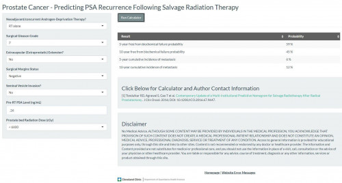 Dann Wosner's PSA/PSADT results