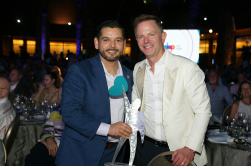 Representative Raul Ruiz and DAP's CEO & President David Brinkman