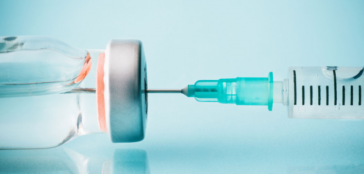 vial and needle vaccine injection medication