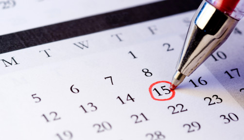 circle date on calendar