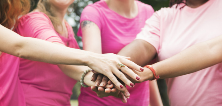 Women fighting breast cancer
