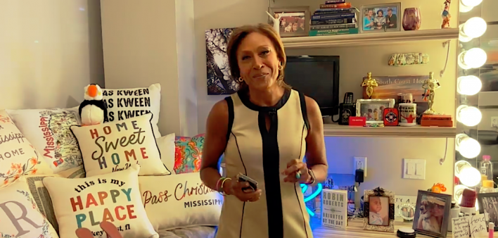 Morning TV host Robin Roberts during one of her #MondayMotivation social media posts