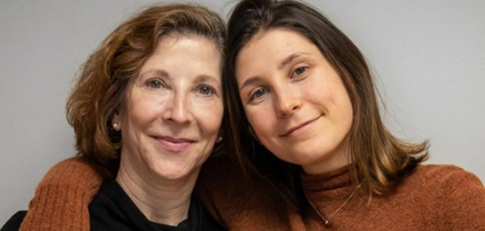 Dr. Beth and Elianna Goldstein  in Melanoma Research Alliance