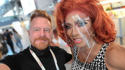 Mark S. King and activist Jade Elektra