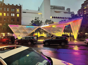 An images from Songs for a Memorial at the NYC AIDS Memorial