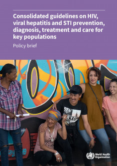 A policy brief on the WHO guidelines cover