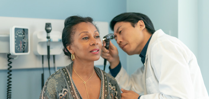 doctor patient ear