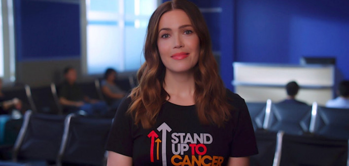 Mandy Moore joins American Airlines to raise funds for Stand Up To Cancer.