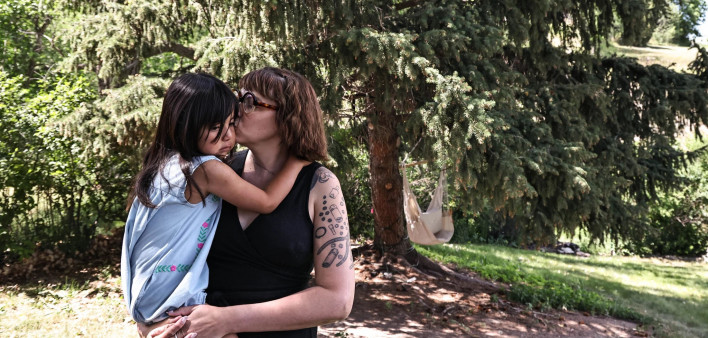 Jeni Rae Peters of Rapid City, South Dakota―pictured with her daughter Lisha Jane Featherman—was diagnosed with stage 2 breast cancer in 2020. She’s had health insurance through her employers, but she still had to pay thousands of dollars out-of-pocket.