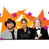 From left: Toby Keith, Robin Roberts and Jeff Bridges