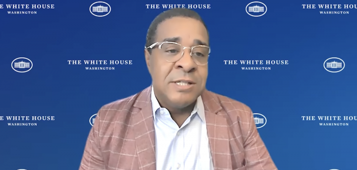 Harold Phillips discusses the National HIV/AIDS Strategy implementation plan, August 2022.