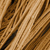 Collagen is made of fibrous protein that provides structural support to many tissues in the body.