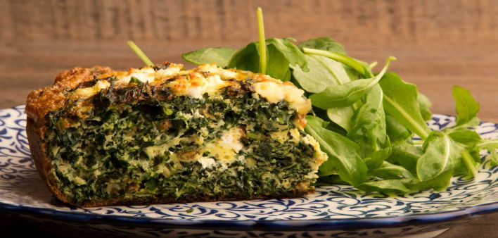 Kale & Feta Cake