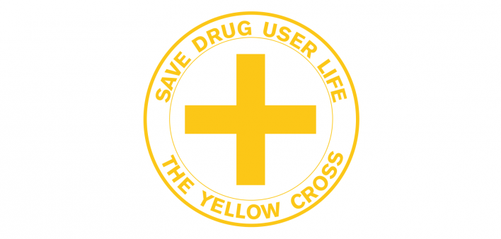 Yellow Cross Save Drug User Life