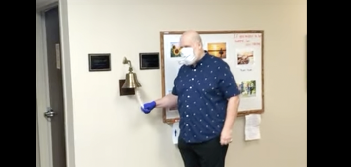 Daniel Zeller prostate cancer radiation therapy finished