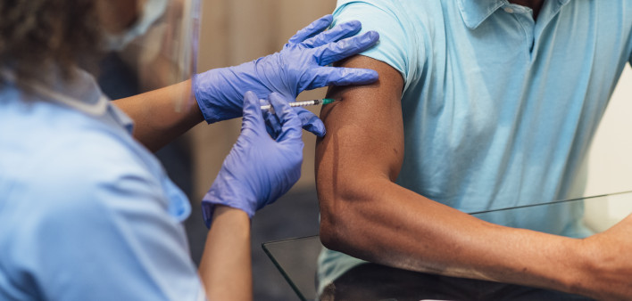 black man vaccine coronavirus