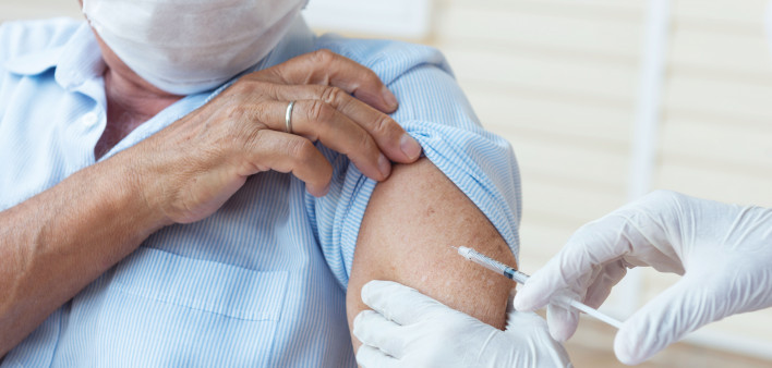vaccine needle arm