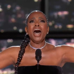 Actress Sheryl Lee Ralph accepts an Emmy for Outstanding Supporting Actress in a Comedy Series for her role in “Abbott Elementary,” Sept. 12, 2022.